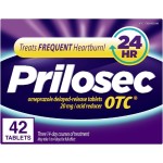 Prilosec OTC, Omeprazole Delayed Release 20mg, Acid Reducer, Treats Frequent Heartburn for 24 Hour Relief, All Day, All Night*, 20mg, 42 Tablets