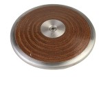 Champion Sports Wood Competition Practice Discus, 1.6 kg, Brown