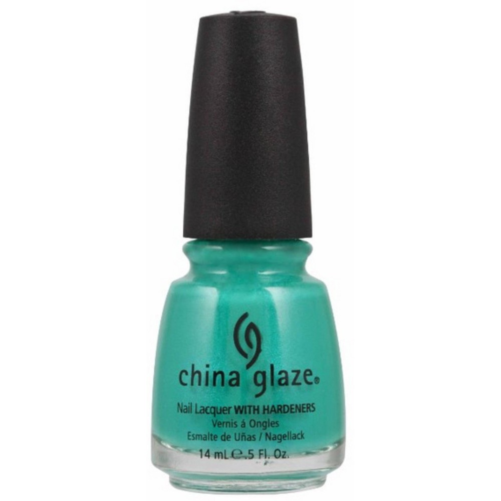 China Glaze Nail Lacquer with Hardeners:Caribbean Tempt