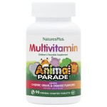 Natures Plus Animal Parade Children\'s Chewable Multivitamin - 90 Animal-Shaped Tablets - Natural Assorted Flavors - Vegetarian, Gluten Free - 45 Servings