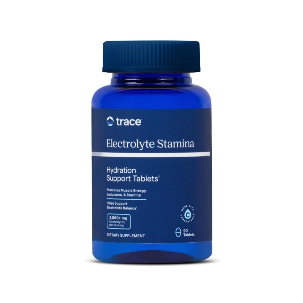 Trace Minerals Electrolyte Stamina - Daily Hydration Supplement for Electrolyte Balance - Energy Support - Full Spectrum of Ionic Minerals - Vegan - Gluten-Free - 90 Count (15 Servings)