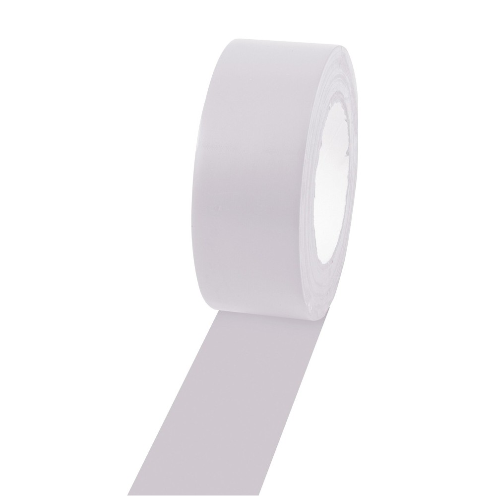 Champion Sports Vinyl Tape, 2 Wide x 60 Yards Long, White - Durable Floor Marking Tape - Schools, Gyms, Restaurants