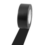 Champion Sports Vinyl Tape, 2 Wide x 60 Yards Long, Black - Durable Floor Marking Tape - Schools, Gyms, Restaurants