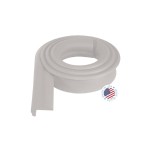 KidKusion Jumbo Edge Cushion | 6Ft | Taupe | Made in USA | Child Safety Edge Guard, Babyproof Furniture Bumper