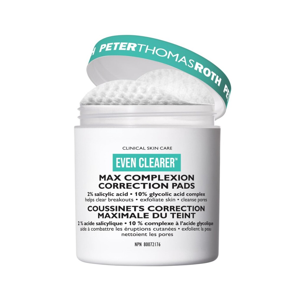 Peter Thomas Roth | Even Clearer Max Complexion Correction Pads for Acne and Blemishes