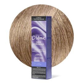 L\'OREAL TECHNIQUE Excellence Crme Permanent Hair Color - Long-Lasting Hair Dye, Rich Formula With No-Drip Application, Superb Gray Coverage, 9.1 Light Ash Blonde