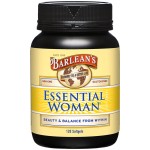 Barlean\'s Essential Woman Supplement Capsules, Women\'s Flaxseed and Evening Primrose Oil for Hormone Balance, Omega 3 6 9 and GLA Acid, 120 Count