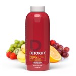 Detoxify - Ready Clean Herbal Cleanse - Tropical - 16 oz - Professionally Formulated Herbal Detox Drink - Enhanced with Milk Thistle Seed Extract & Burdock Root Extract - Plus Sticker.