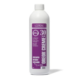 L\'Oreal Technique Oreor 30 Volume Developer - Hair Color Developer, Creamy Formula For UniForm Results, Combine With Color of Your Choice, 16 Fl Oz