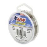 American Fishing Wire Surflon, Nylon Coated 1x7 Stainless Steel Leader Wire, 40 lb Test, .028 Diameter, Camo, 30 ft