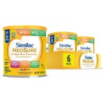 Similac NeoSure Premature Post-Discharge Infant Formula, Baby Formula Powder, 13.1-oz Can, Pack of 6