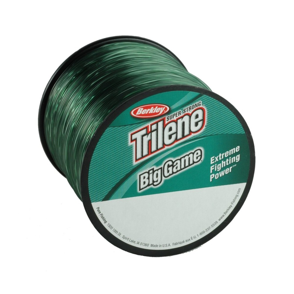 Berkley Trilene Big Game, Green, 30lb | 13.6kg, 440yd | 402m Monofilament Fishing Line, Suitable for Saltwater and Freshwater Environments