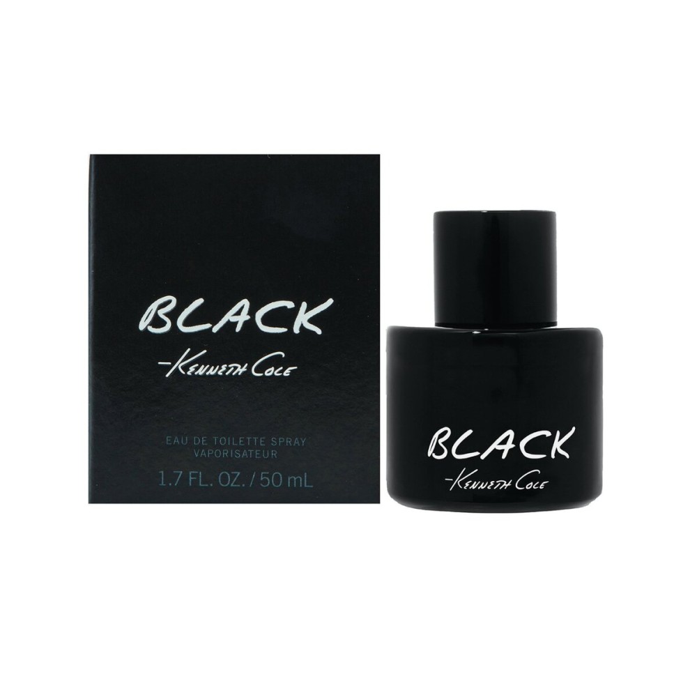 Kenneth Cole Black Eau de Toilette Cologne for Men, 1.7 Fl Oz