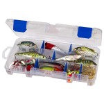 Flambeau Outdoors 3003 Tuff Tainer, Fishing Tackle Tray Box, Includes [9] Zerust Dividers, 18 Compartments