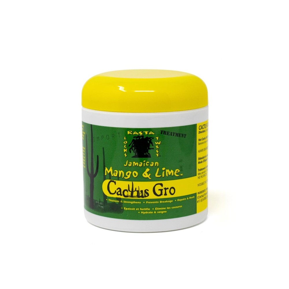 Jamaican Mango & Lime Cactus Gro - Loc & Twist Strengthening & Thickening Hair Treatment - Moisturizes, Repairs, and Prevents Breakage for Natural Hair - 6 oz