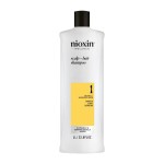 Nioxin Scalp + Hair Thickening System 1 Shampoo| For Natural or Untreated Hair with Light Thinning| With Niacinamide and Biotin| 33.8 Fl oz.