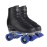 CHICAGO Skates Premium Black Quad Roller Skates for Boys and Men Beginners Classic Adjustable High-Top Design for Indoor or Outdoor Skates and Roller Derby