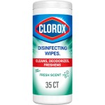 Clorox Disinfecting Wipes, Bleach Free Cleaning Wipes, Fresh Scent, 35 Count (Package May Vary)