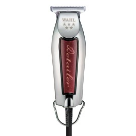 Wahl Professional Detailer Trimmer, Burgundy, Adjustable T-Blade, Corded Lightweight Rotary Motor, Includes 3 Guides and Accessories