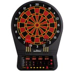 Arachnid Cricket Pro 650 Electronic Dartboard - 15.5 Regulation Size - 33 Games with 303 Variations - 8-Player LED Score Display