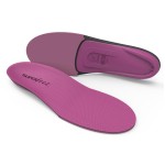 Superfeet All-Purpose Women\'s High Impact Support Insoles (Berry) - Trim-To-Fit Orthotic Arch Support Inserts for Women\'s Running Shoes - Professional Grade - Size 4.5-6 Women