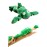 Playmaker Toys - Flying Screaming Flingshot Slingshot Animal Novelty Plush Doll Toy, Launches up to 50 Feet (Frog)