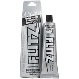 Flitz Multi-Purpose Metal Polish Paste - 1.76oz Tube of USA-Made Chrome Polish - Works on Stainless Steel, Aluminum, Plastic, Jewelry and Cars - Non-Abrasive Cleaner & Rust Remover (1 Pack)