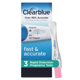 Clearblue Rapid Detection Pregnancy Test, Home Pregnancy Kit, 3 Count