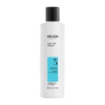 Nioxin System 3 Scalp + Hair Shampoo | For Colored or Damaged Hair with Light Thinning | With Niacinamide and Biotin | 10.1 Fl oz.