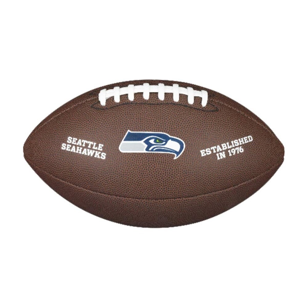 NFL Team Logo Composite Football, Official - Seattle Seahawks