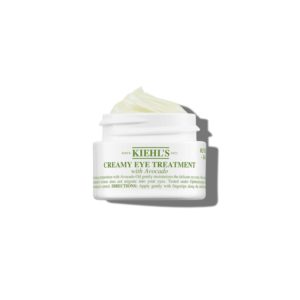 Kiehl\'s Avocado Eye Treatment, Nourishing and Hydrating Eye Cream, Avocado Oil and Caffeine to Energize and Invigorate Skin, Tired Eyes, 99% Naturally Derived Formula - 0.5 fl oz