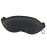 Lewis N. Clark Men\'s Travel Comfort Eye Mask with Adjustable Straps, Black, Single (505-Black)