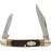 Old Timer 104OT Small Canoe 4.7in Stainless Steel Traditional Folding Pocket Knife with Clip Point and Drop Point Blades, Sawcut Handle, and Convenient Size for EDC, Camping, Hunting, and Outdoors