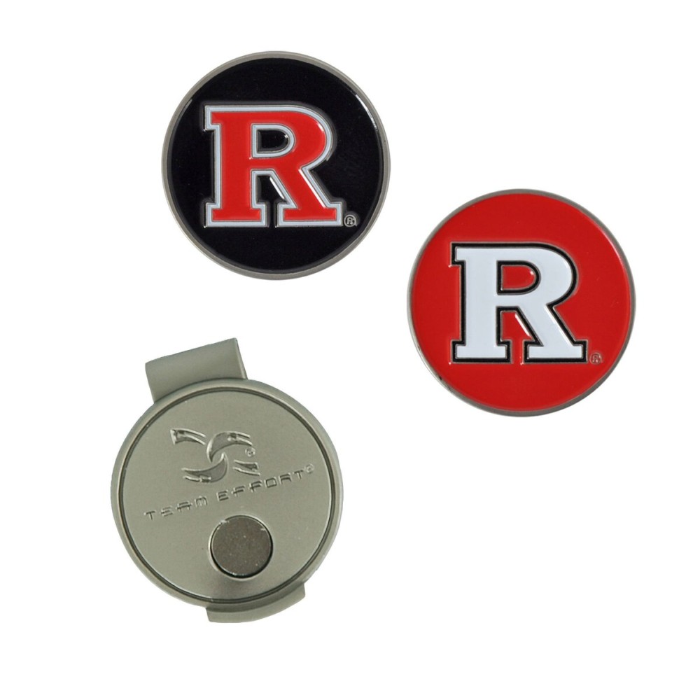 Team Effort Rutgers Scarlet Knights Hat Clip & 2 Ball Markers