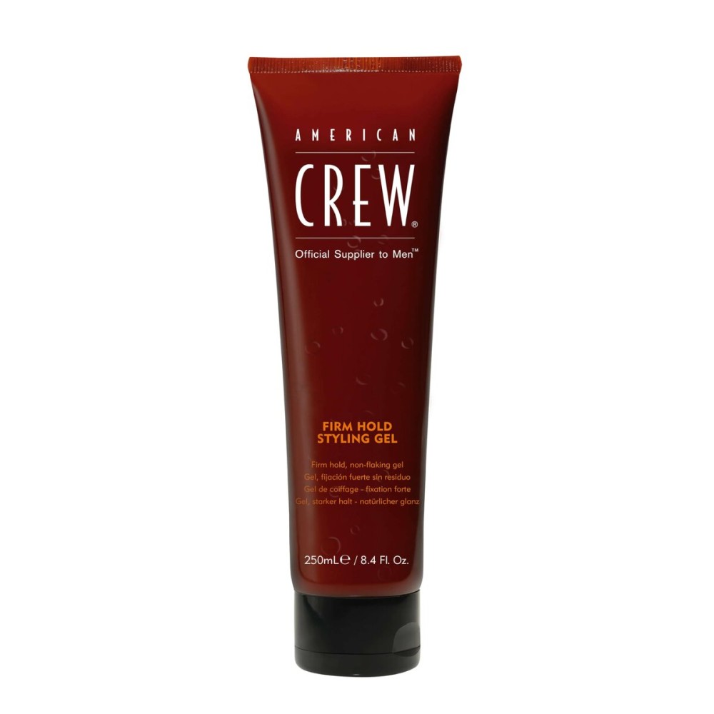 American Crew Men\'s Hair Styling Gel, Firm Hold, Non-Flaking, Gift for Him, 8.4 fl oz