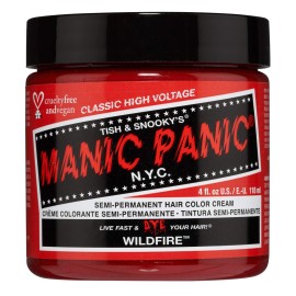 MANIC PANIC Classic Wildfire Semi Permanent Hair Color - Hot Reddish Orange Hair Dye for Women & Men That Lasts 4-6 Weeks - Vegan, Ammonia & Cruelty-Free - Create & Mix Custom Shades (4oz)