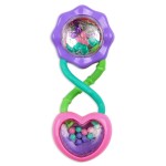 Bright Starts Rattle and Shake Barbell Toy - Pretty in Pink, Ages 3 Months +
