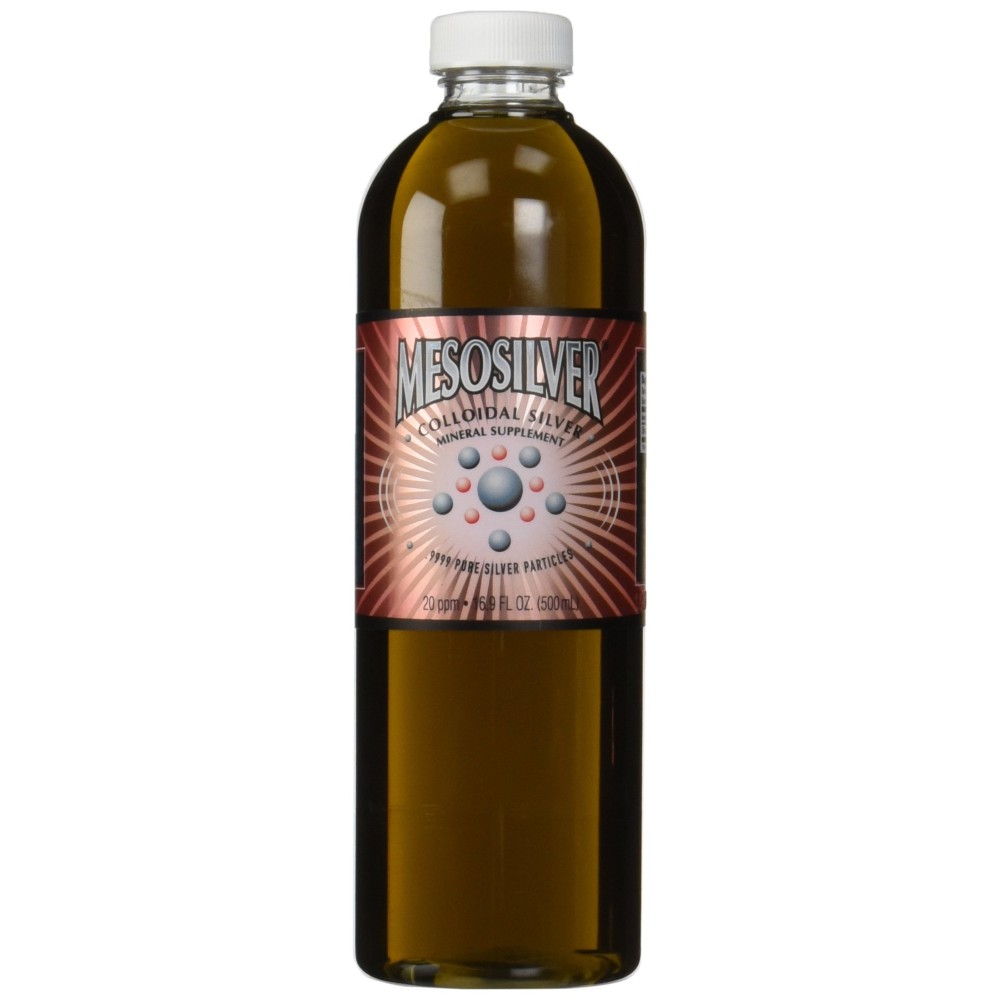MesoSilver  20 ppm Colloidal Silver, 500 mL/16.9 Oz