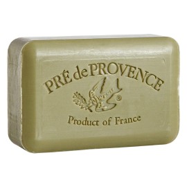 Pre de Provence Artisanal Soap Bar, Enriched with Organic Shea Butter, Natural French Skincare, Quad Milled for Rich Smooth Lather, 8.8 Ounce, Olive Oil
