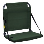 GCI Outdoor BleacherBack Stadium Seat with Adjustable Backrest, Hunter