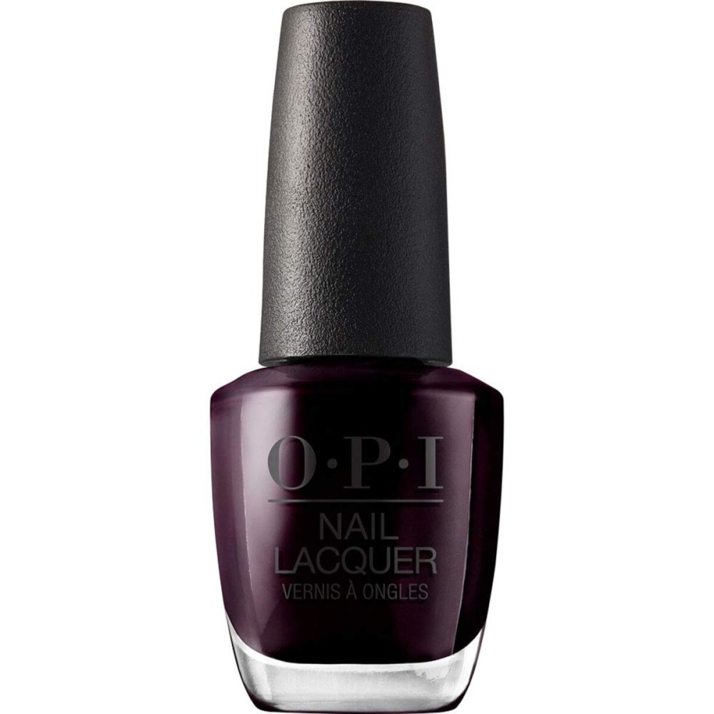OPI Nail Lacquer Black Cherry Chutney | Opaque Dark Red Pearl Chip Resistant Nail Polish | Fast Drying, Streak Free