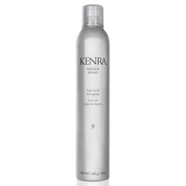 Kenra Professional Design Spray 9 | Light Hold Hairspray | Tames Frizz & Flyaways | Lightweight, Brushable Formula | All Hair Types | 10 oz