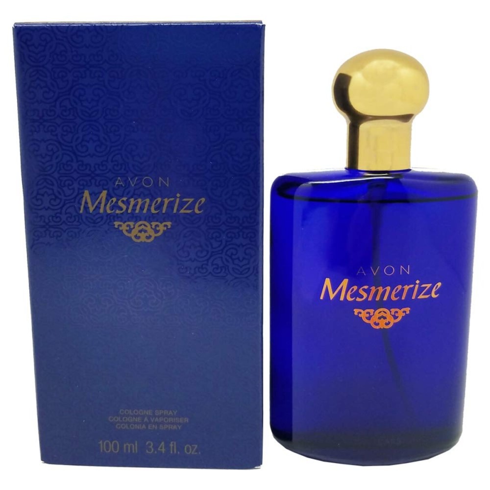 AVON Mesmerize Cologne for Men, 3.4 fl oz, Long Lasting Woody and Spicy Scent for Everyday Wear, Signature Fragrance for Him, Classic Mens Cologne
