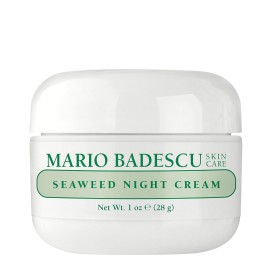 Mario Badescu Seaweed Night Cream for Women Anti Aging Oil-Free Moisturizer with Collagen & Sodium Hyaluronate, Ideal for Combination, Oily or Sensitive Skin, Moisturizes & Smooths Skin, 1 Fl Oz