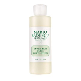 Mario Badescu Super Rich Olive Body Lotion for Dry Skin, Non-Greasy and Creamy Moisturizer Infused with Olive Oil, Ideal for All Skin Types, 6 Fl Oz