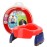Kalencom Potette Plus 2-in-1 Travel Potty and Trainer Seat - Dual-Purpose Potty Training Toilet Seat - Portable Potty for Toddler Travel - With Durable, Lock-In Legs and Splash Guard - Red