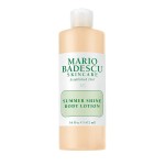 Mario Badescu Summer Shine Body Lotion Enriched with Vitamin A, Lightweight and Radiant, Non-Greasy Candlelit Glow Body Shimmer, Ideal for All Skin Types, 16 oz.