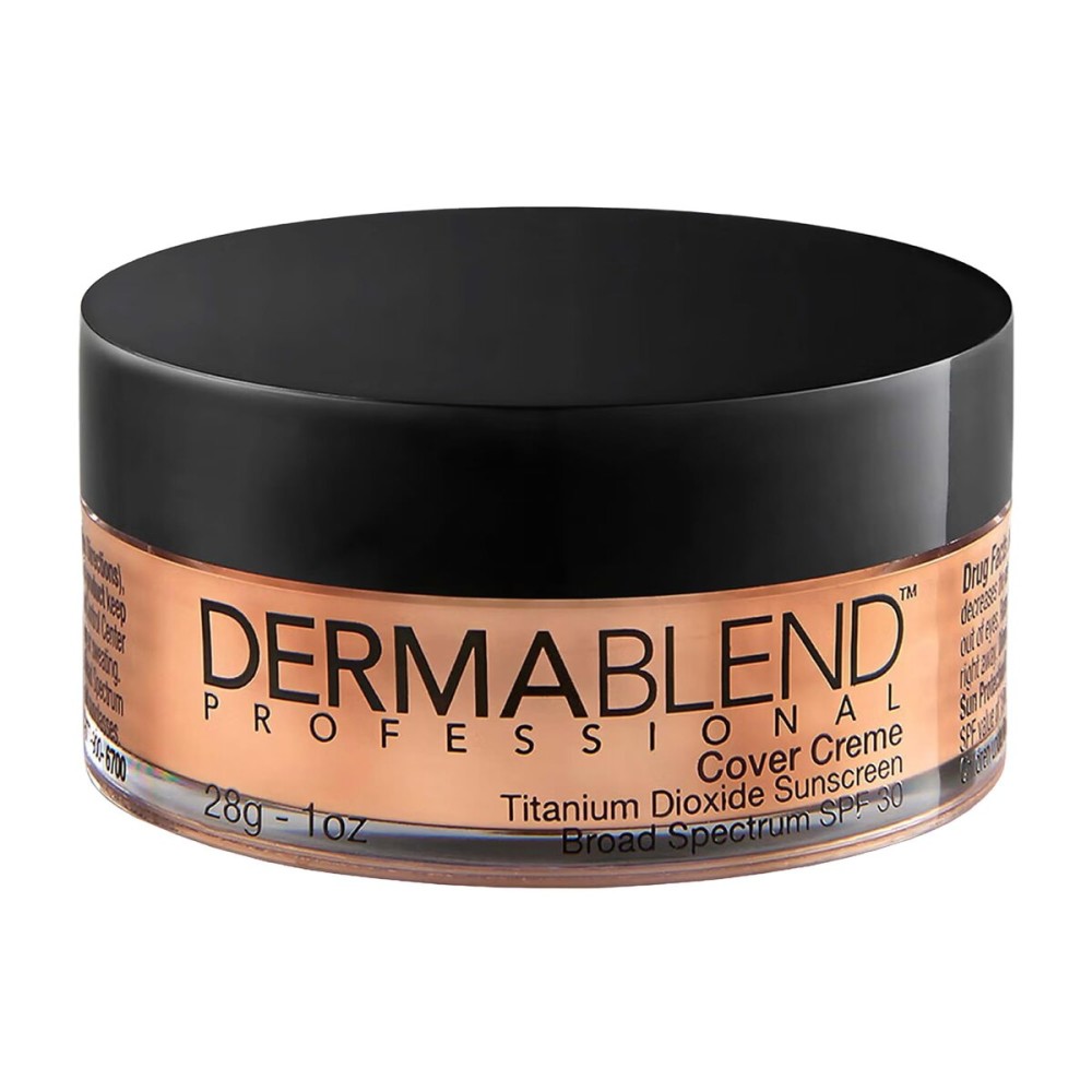 Dermablend Cover Creme High Coverage Foundation with SPF 30, 40N Golden Beige, 1 Oz.