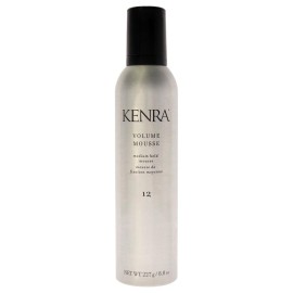 Kenra Professional Volume Mousse 12 | Medium Hold Mousse | Non-Drying, Non-Flaking Lightweight Formulation |Styling Control Without Stiffness Or Stickiness | Tames Frizz & Conditions | All Hair Types