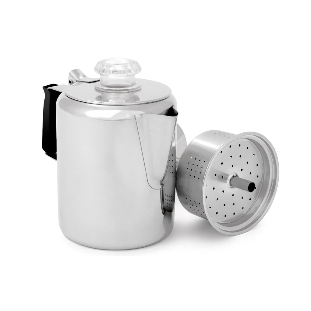 GSI Outdoors Glaicer Stainless Percolator,3-Cup